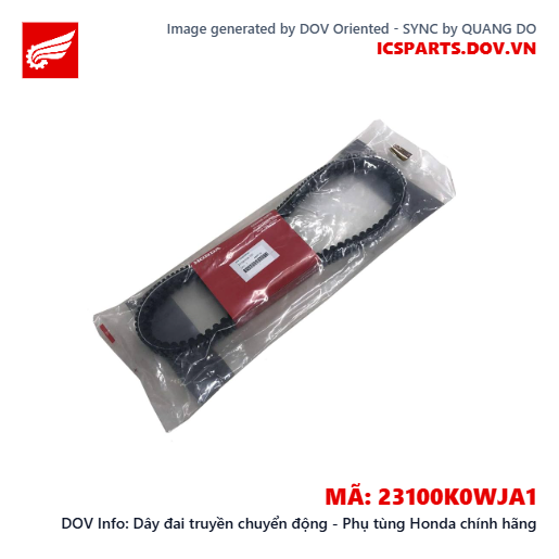 Dây đai truyền chuyển động - Phụ tùng Honda chính hãng