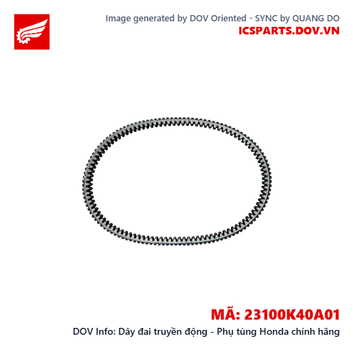 Dây đai truyền động - Phụ tùng Honda chính hãng