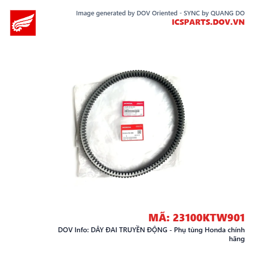 DÂY ĐAI TRUYỀN ĐỘNG - Phụ tùng Honda chính hãng