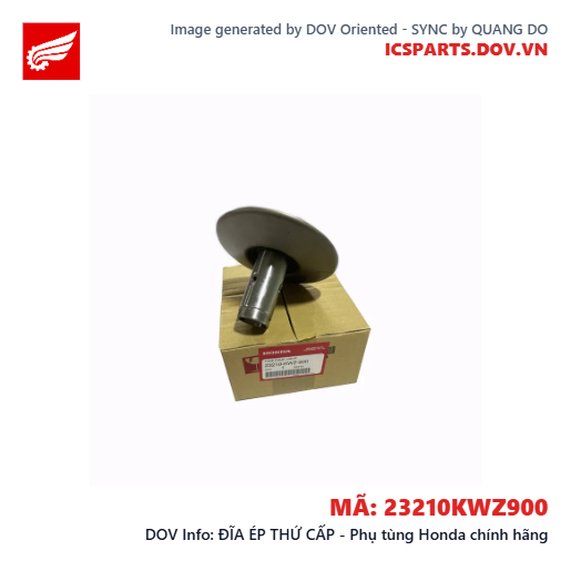 ĐĨA ÉP THỨ CẤP - Phụ tùng Honda chính hãng