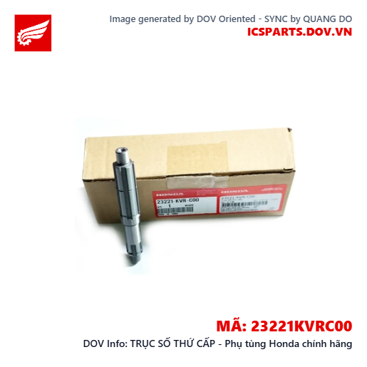 TRỤC SỐ THỨ CẤP - Phụ tùng Honda chính hãng