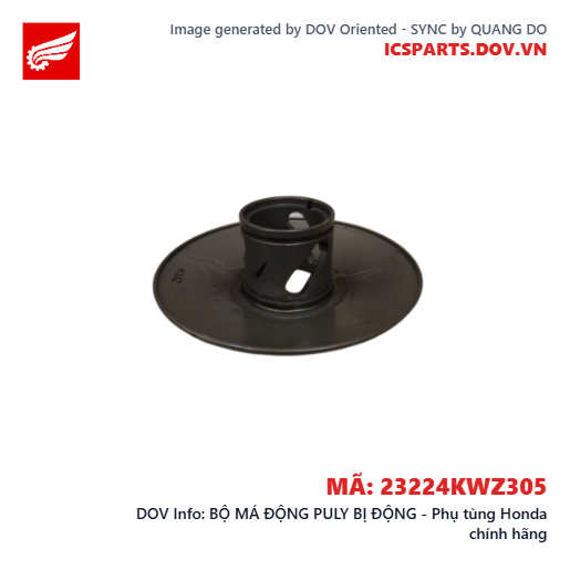 BỘ MÁ ĐỘNG PULY BỊ ĐỘNG - Phụ tùng Honda chính hãng