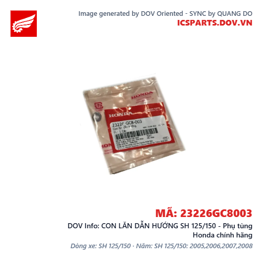 CON LĂN DẪN HƯỚNG SH 125/150 - Phụ tùng Honda chính hãng