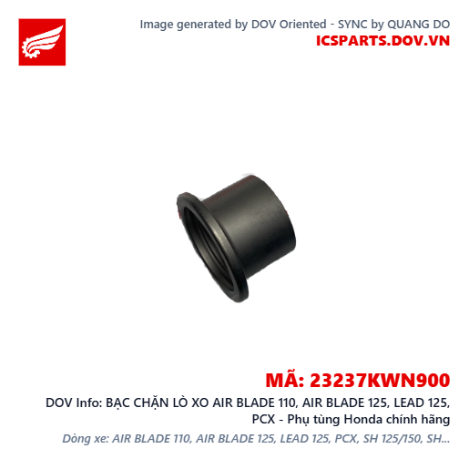 BẠC CHẶN LÒ XO AIR BLADE 110, AIR BLADE 125, LEAD 125, PCX - Phụ tùng Honda chính hãng