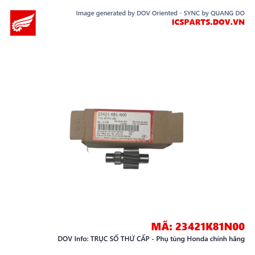 TRỤC SỐ THỨ CẤP - Phụ tùng Honda chính hãng