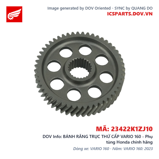 BÁNH RĂNG TRỤC THỨ CẤP VARIO 160 - Phụ tùng Honda chính hãng