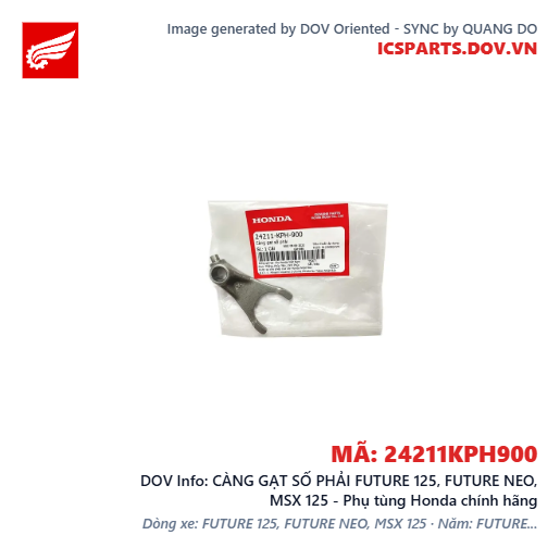 CÀNG GẠT SỐ PHẢI FUTURE 125, FUTURE NEO, MSX 125 - Phụ tùng Honda chính hãng