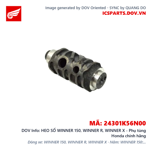 HEO SỐ WINNER 150, WINNER R, WINNER X - Phụ tùng Honda chính hãng