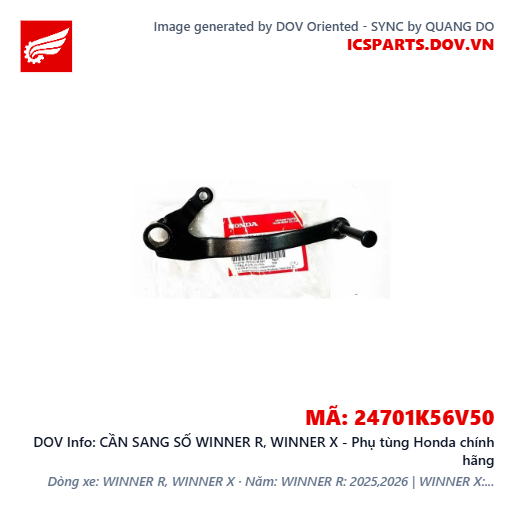 CẦN SANG SỐ WINNER R, WINNER X - Phụ tùng Honda chính hãng