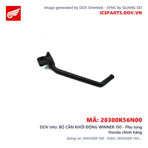 BỘ CẦN KHỞI ĐỘNG WINNER 150 - Phụ tùng Honda chính hãng