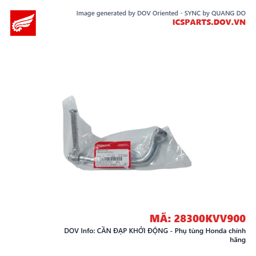 CẦN ĐẠP KHỞI ĐỘNG - Phụ tùng Honda chính hãng