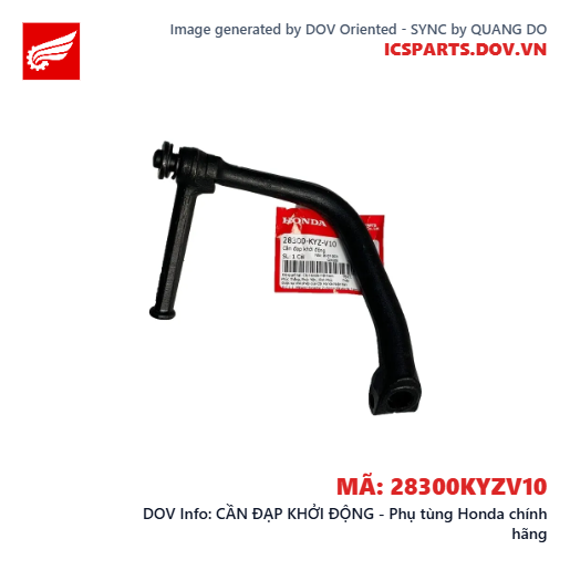 CẦN ĐẠP KHỞI ĐỘNG - Phụ tùng Honda chính hãng