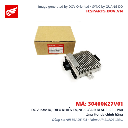 BỘ ĐIỀU KHIỂN ĐỘNG CƠ AIR BLADE 125 - Phụ tùng Honda chính hãng