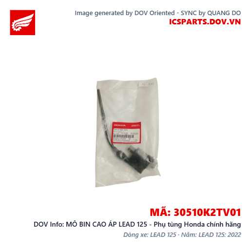 MÔ BIN CAO ÁP LEAD 125 - Phụ tùng Honda chính hãng