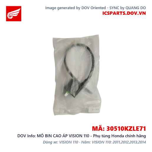 MÔ BIN CAO ÁP VISION 110 - Phụ tùng Honda chính hãng