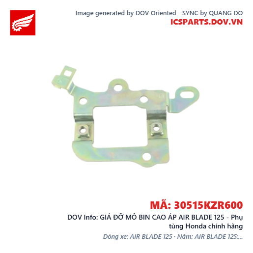 GIÁ ĐỠ MÔ BIN CAO ÁP AIR BLADE 125 - Phụ tùng Honda chính hãng