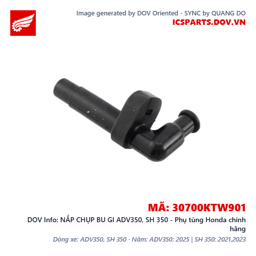 NẮP CHỤP BU GI ADV350, SH 350 - Phụ tùng Honda chính hãng