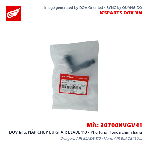 NẮP CHỤP BU GI AIR BLADE 110 - Phụ tùng Honda chính hãng