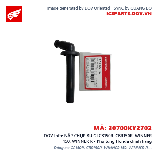 NẮP CHỤP BU GI CB150R, CBR150R, WINNER 150, WINNER R - Phụ tùng Honda chính hãng