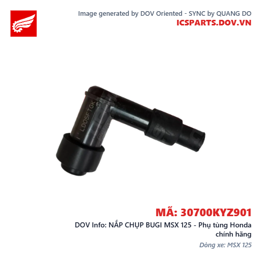 NẮP CHỤP BUGI MSX 125 - Phụ tùng Honda chính hãng