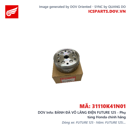BÁNH ĐÀ VÔ LĂNG ĐIỆN FUTURE 125 - Phụ tùng Honda chính hãng