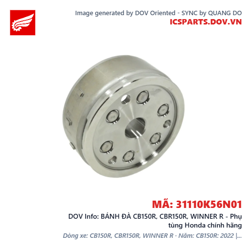 BÁNH ĐÀ CB150R, CBR150R, WINNER R - Phụ tùng Honda chính hãng