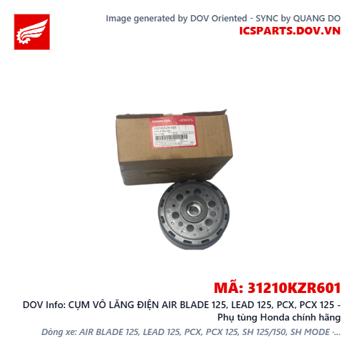 CỤM VÔ LĂNG ĐIỆN AIR BLADE 125, LEAD 125, PCX, PCX 125 - Phụ tùng Honda chính hãng