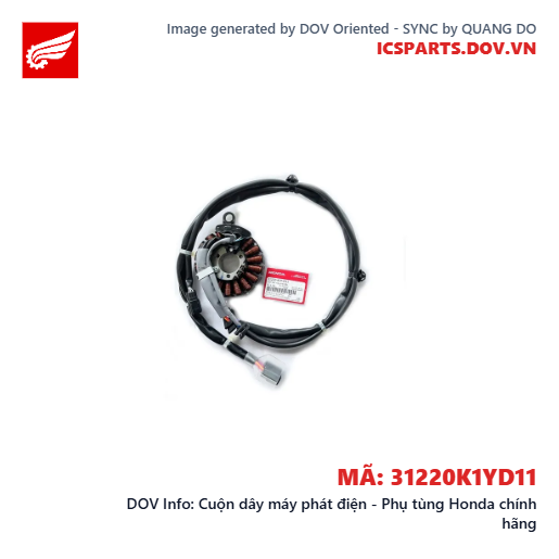 Cuộn dây máy phát điện - Phụ tùng Honda chính hãng