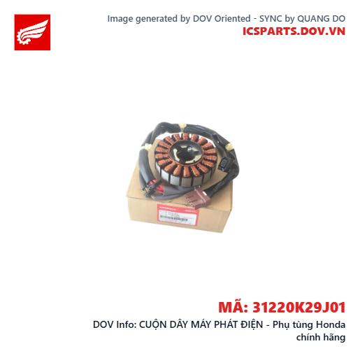 CUỘN DÂY MÁY PHÁT ĐIỆN - Phụ tùng Honda chính hãng