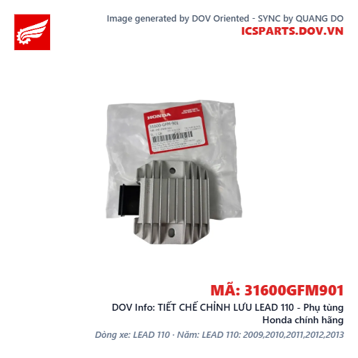 TIẾT CHẾ CHỈNH LƯU LEAD 110 - Phụ tùng Honda chính hãng