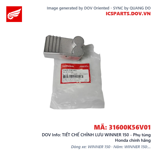 TIẾT CHẾ CHỈNH LƯU WINNER 150 - Phụ tùng Honda chính hãng