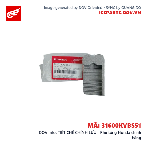 TIẾT CHẾ CHỈNH LƯU - Phụ tùng Honda chính hãng
