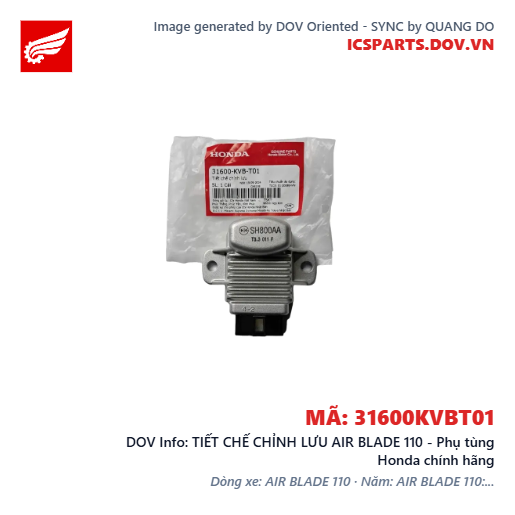 TIẾT CHẾ CHỈNH LƯU AIR BLADE 110 - Phụ tùng Honda chính hãng
