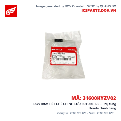 TIẾT CHẾ CHỈNH LƯU FUTURE 125 - Phụ tùng Honda chính hãng