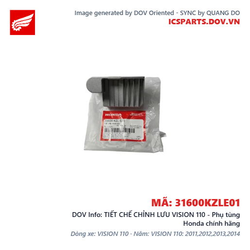 TIẾT CHẾ CHỈNH LƯU VISION 110 - Phụ tùng Honda chính hãng
