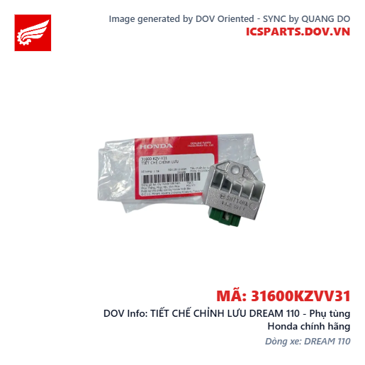 TIẾT CHẾ CHỈNH LƯU DREAM 110 - Phụ tùng Honda chính hãng