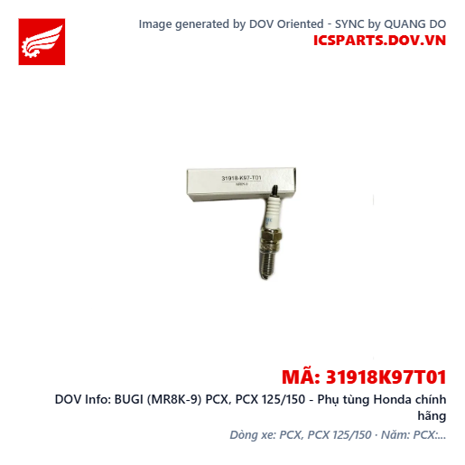 BUGI (MR8K-9) PCX, PCX 125/150 - Phụ tùng Honda chính hãng