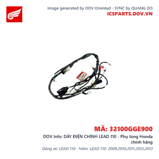 DÂY ĐIỆN CHÍNH LEAD 110 - Phụ tùng Honda chính hãng