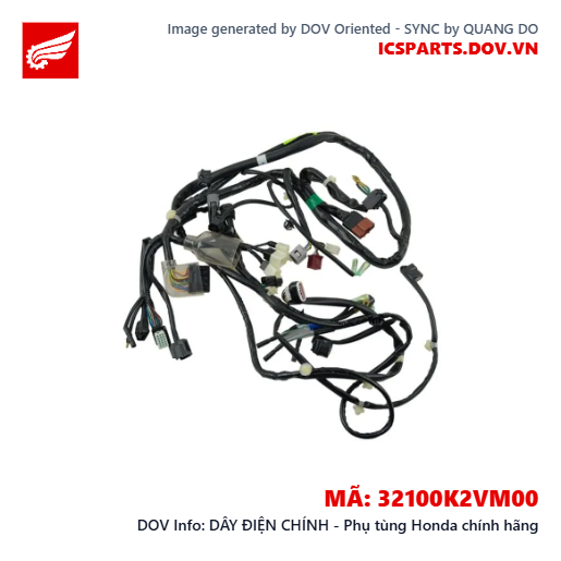 DÂY ĐIỆN CHÍNH - Phụ tùng Honda chính hãng