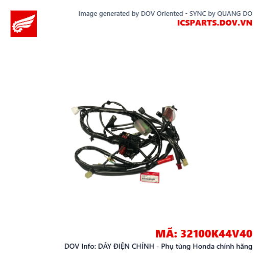 DÂY ĐIỆN CHÍNH - Phụ tùng Honda chính hãng