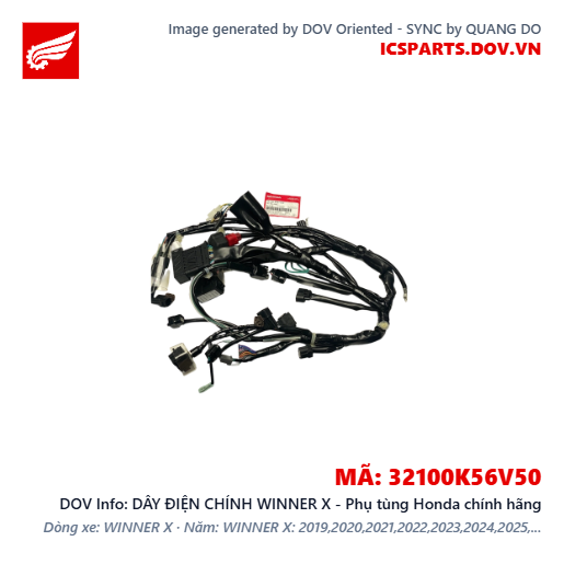 DÂY ĐIỆN CHÍNH WINNER X - Phụ tùng Honda chính hãng