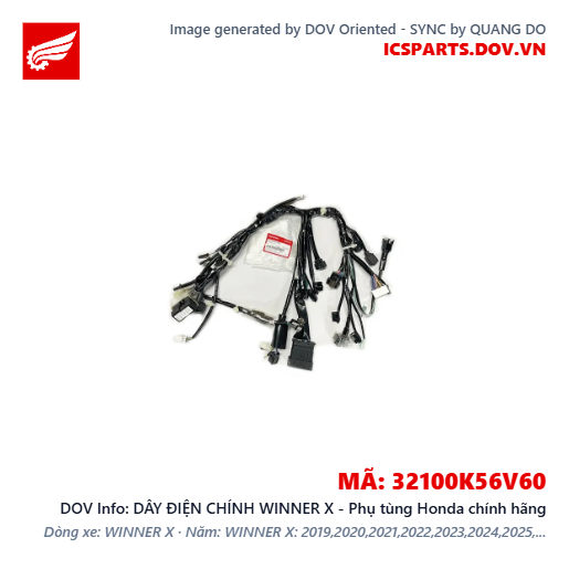 DÂY ĐIỆN CHÍNH WINNER X - Phụ tùng Honda chính hãng
