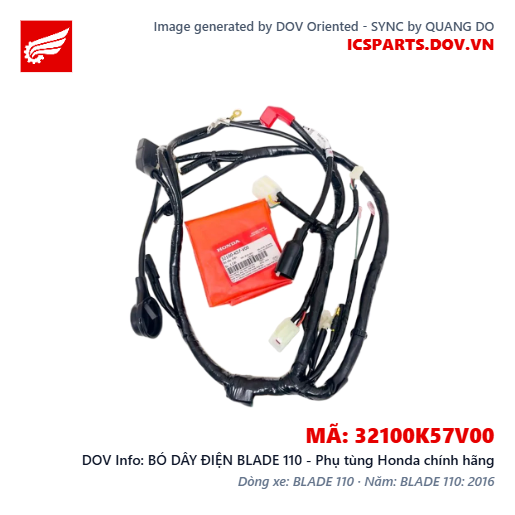 BÓ DÂY ĐIỆN BLADE 110 - Phụ tùng Honda chính hãng