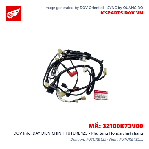 DÂY ĐIỆN CHÍNH FUTURE 125 - Phụ tùng Honda chính hãng