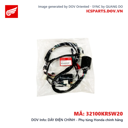 DÂY ĐIỆN CHÍNH - Phụ tùng Honda chính hãng
