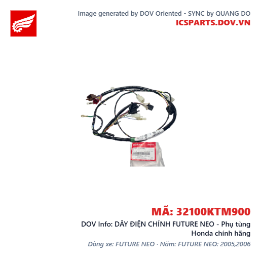DÂY ĐIỆN CHÍNH FUTURE NEO - Phụ tùng Honda chính hãng