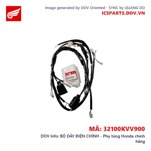 BỘ DÂY ĐIỆN CHÍNH - Phụ tùng Honda chính hãng