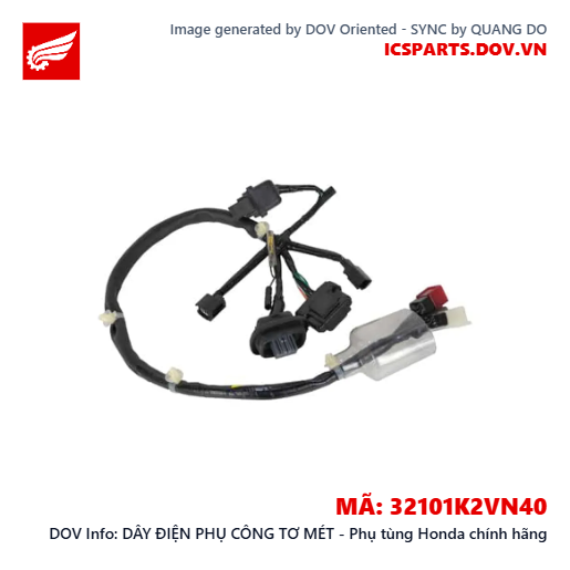 DÂY ĐIỆN PHỤ CÔNG TƠ MÉT - Phụ tùng Honda chính hãng