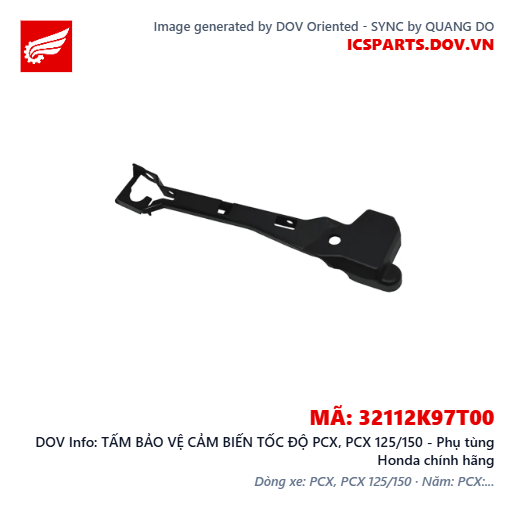 TẤM BẢO VỆ CẢM BIẾN TỐC ĐỘ PCX, PCX 125/150 - Phụ tùng Honda chính hãng