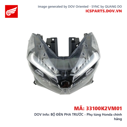 BỘ ĐÈN PHA TRƯỚC - Phụ tùng Honda chính hãng